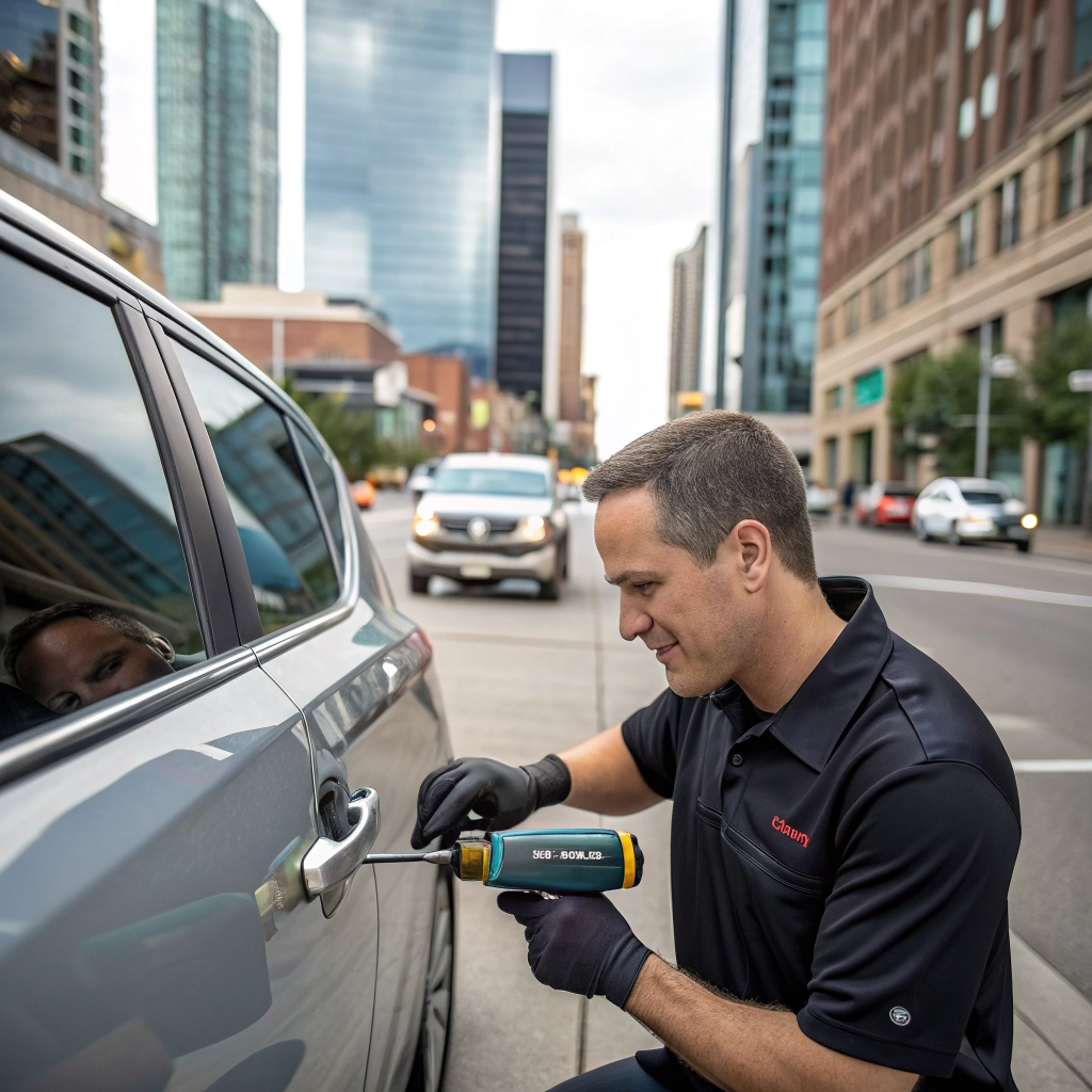 Emergency lockout support to retrieve keys locked in car